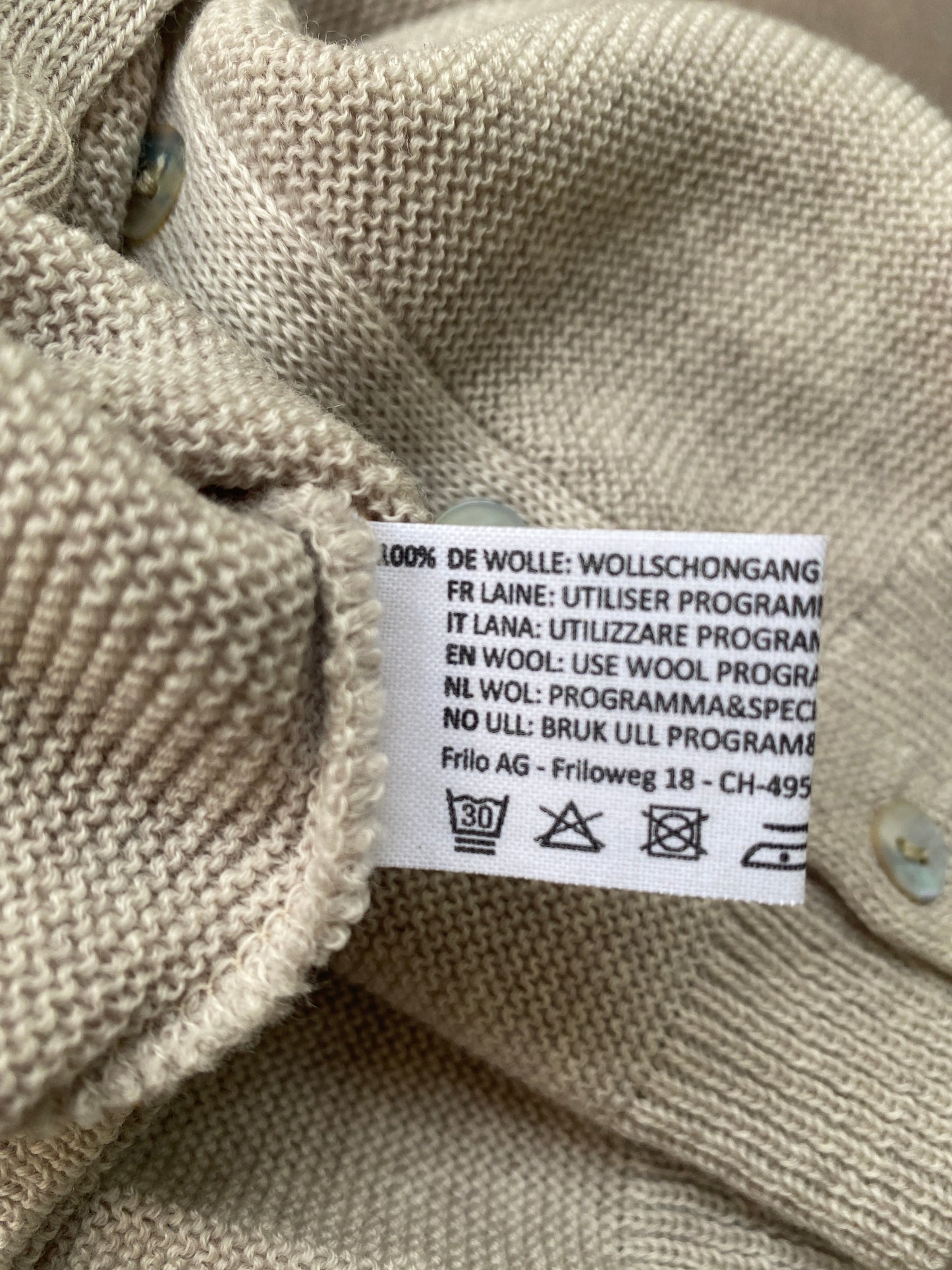 Frilo Strickjacke Merino Gr. 80