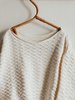 LIILU organics Pullover knit sweater milk