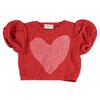 PIUPIUCHICK Jersey Strick Shirt "Heart"
