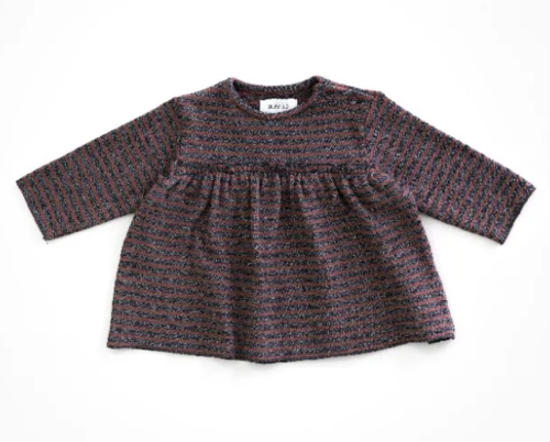 PLAY UP baby sweater Shirtt purplewood striped