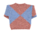 PIUPIUCHICK Pullover geometric pink blue Lurex