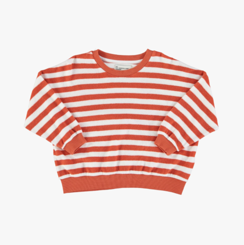 PIUPIUCHICK Frottee Sweater red stripes