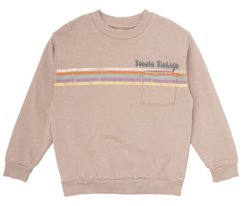 TOCOTO VINTAGE Sweater stripes multicolor