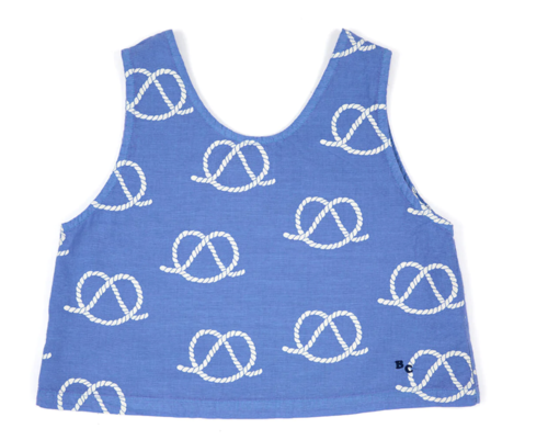 BOBO CHOSES sail rope all over woven Top