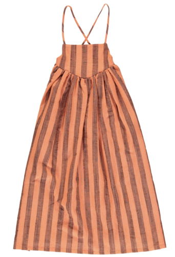 PIUPIUCHICK Kleid long balloon dress stripes