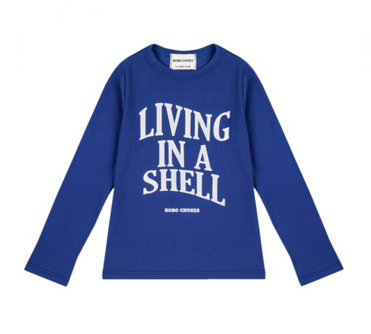 BOBO CHOSES Living in a shell swim T-shirt UV50+