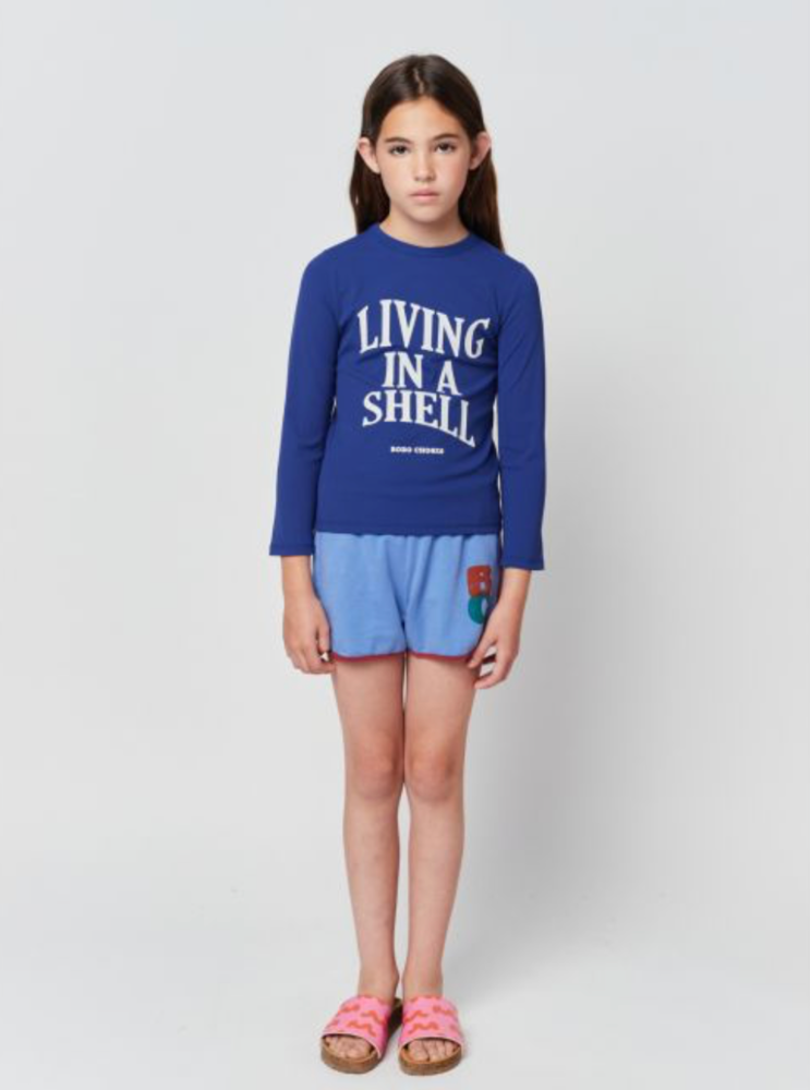 BOBO CHOSES Living in a shell swim T-shirt UV50+