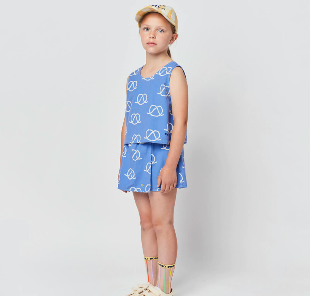 BOBO CHOSES sail rope all over woven Top