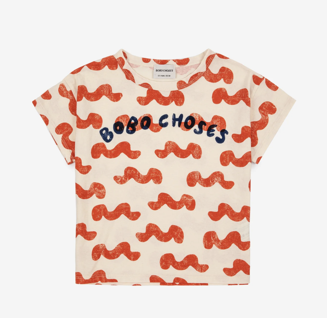 BOBO CHOSES Waves all over T-shirt size 12-13 - Größe 152