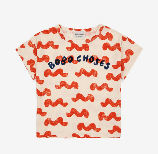 BOBO CHOSES Waves all over T-shirt size 12-13 - Größe 152