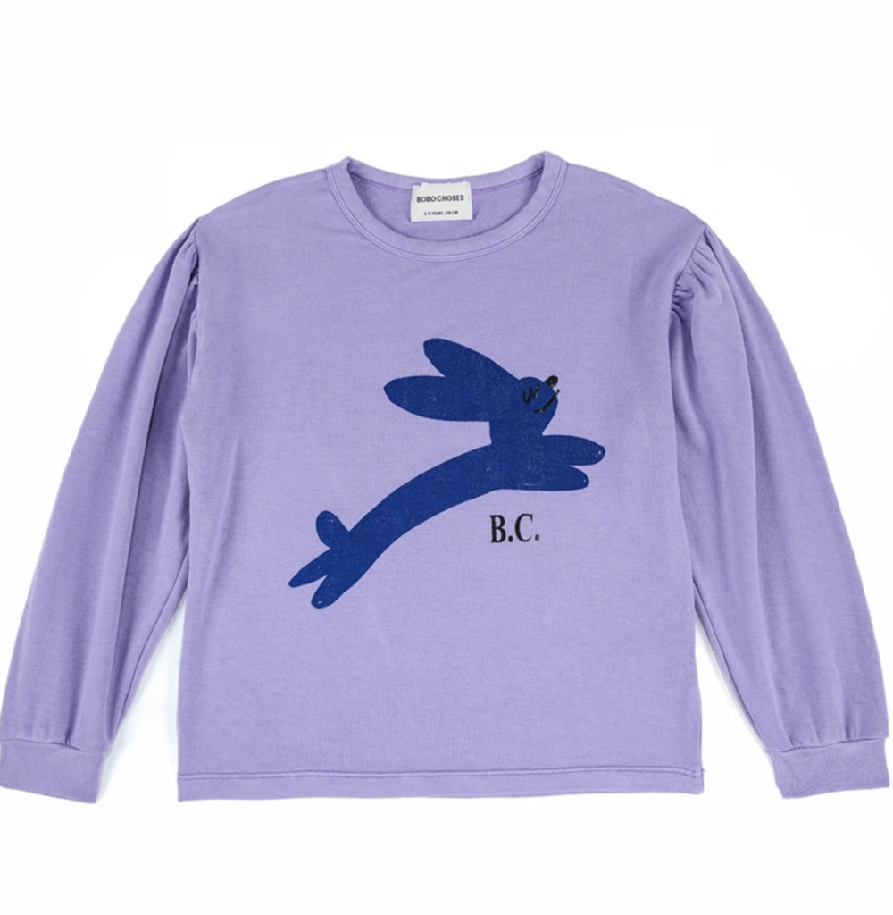 BOBO CHOSES Longsleeve Jumping Hare Shirt