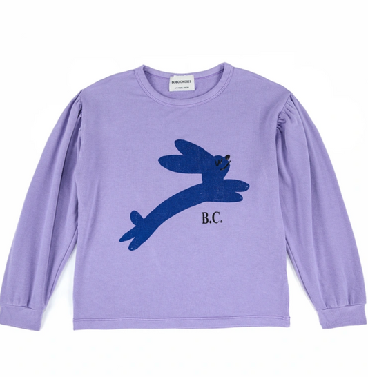 BOBO CHOSES Longsleeve Jumping Hare Shirt