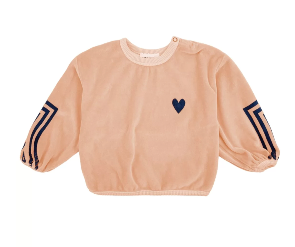 BOBO CHOSES Sweatshirt Nicki Corner Stripes - Größe 80