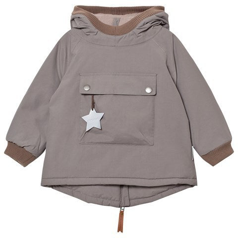 MINI A TURE Baby Wen Winterjacke steel grey