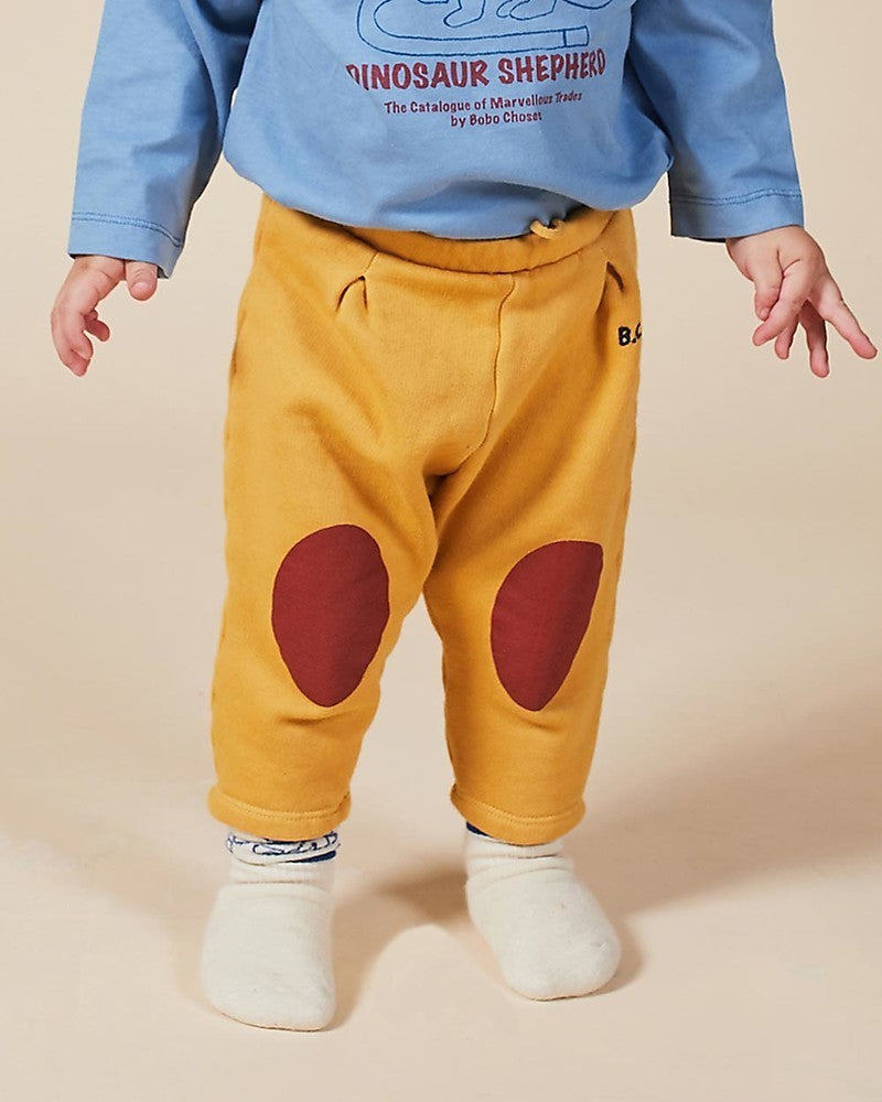 BOBO CHOSES Jogging Hose red patches pant - Größe 86