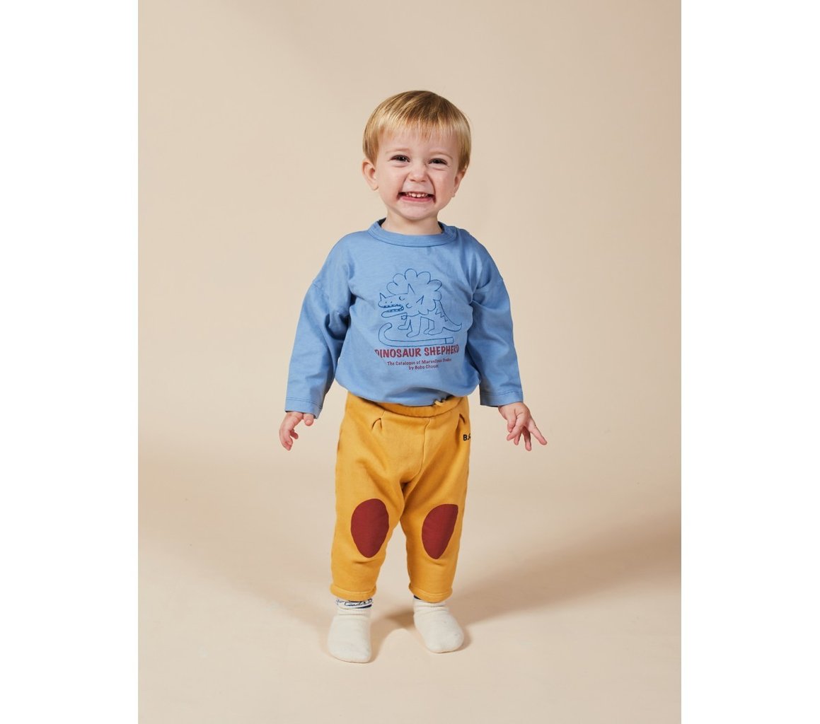 BOBO CHOSES Jogging Hose red patches pant - Größe 86