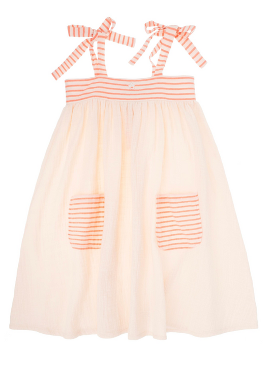 TOCOTO VINTAGE langes Kleid stripes