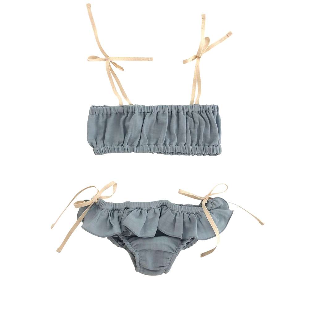 LIILU organics Bikini dusty blue