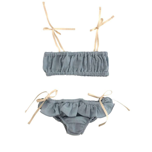 LIILU organics Bikini dusty blue