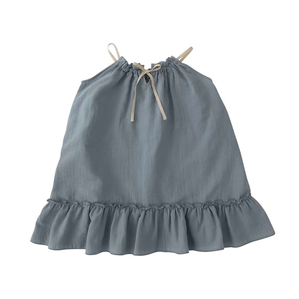 LIILU organics Cara Kleid dusty blue