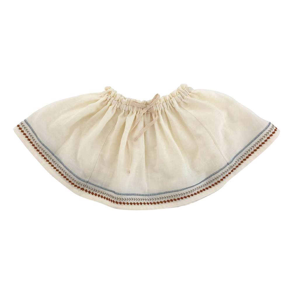 LIILU Rock Folk skirt milk