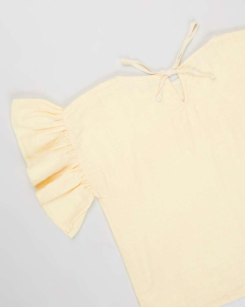 LIILU organics Bluse Louise blouse vanilla